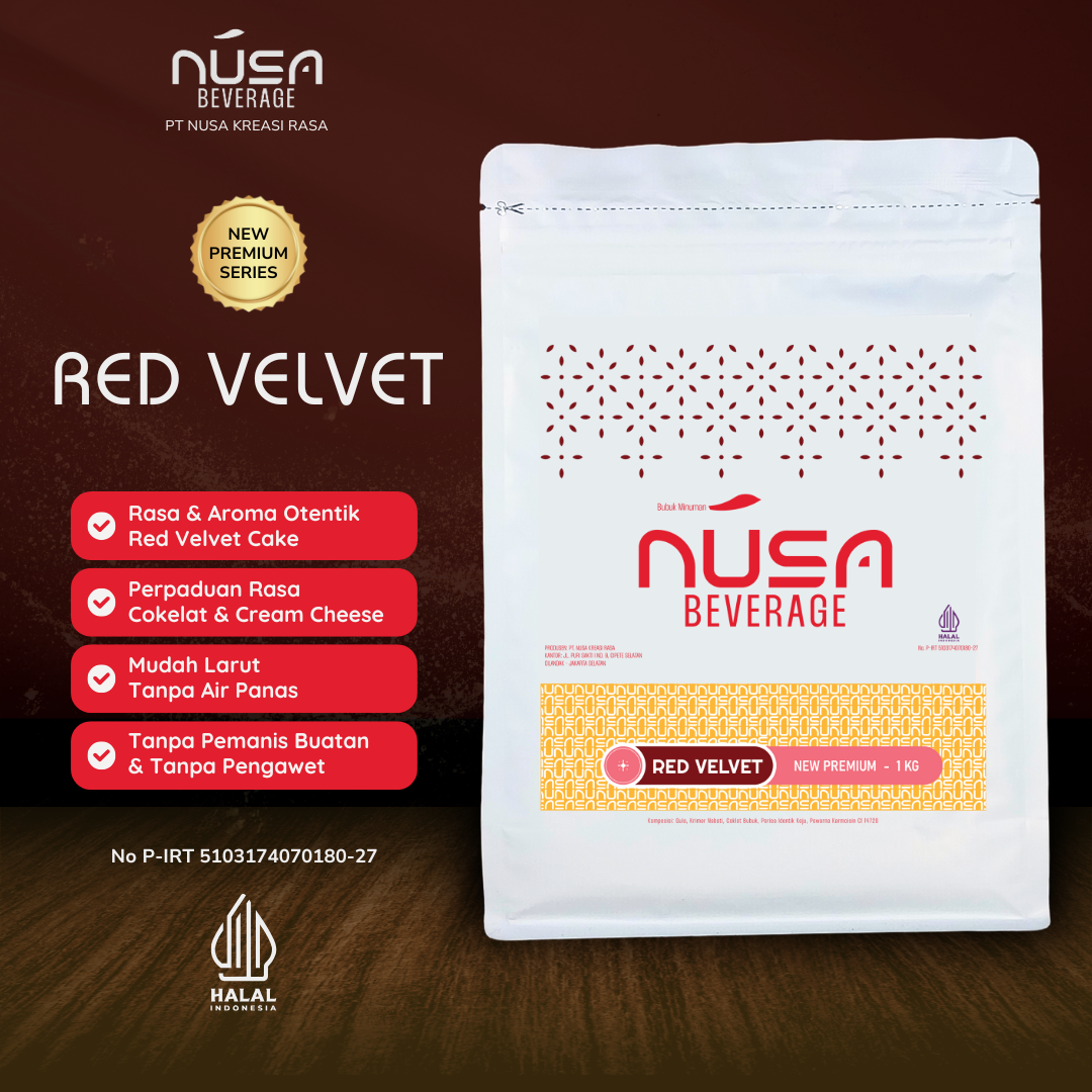 Bubuk Minuman Red Velvet